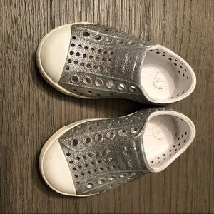 Native Silver Sparkle Shoes